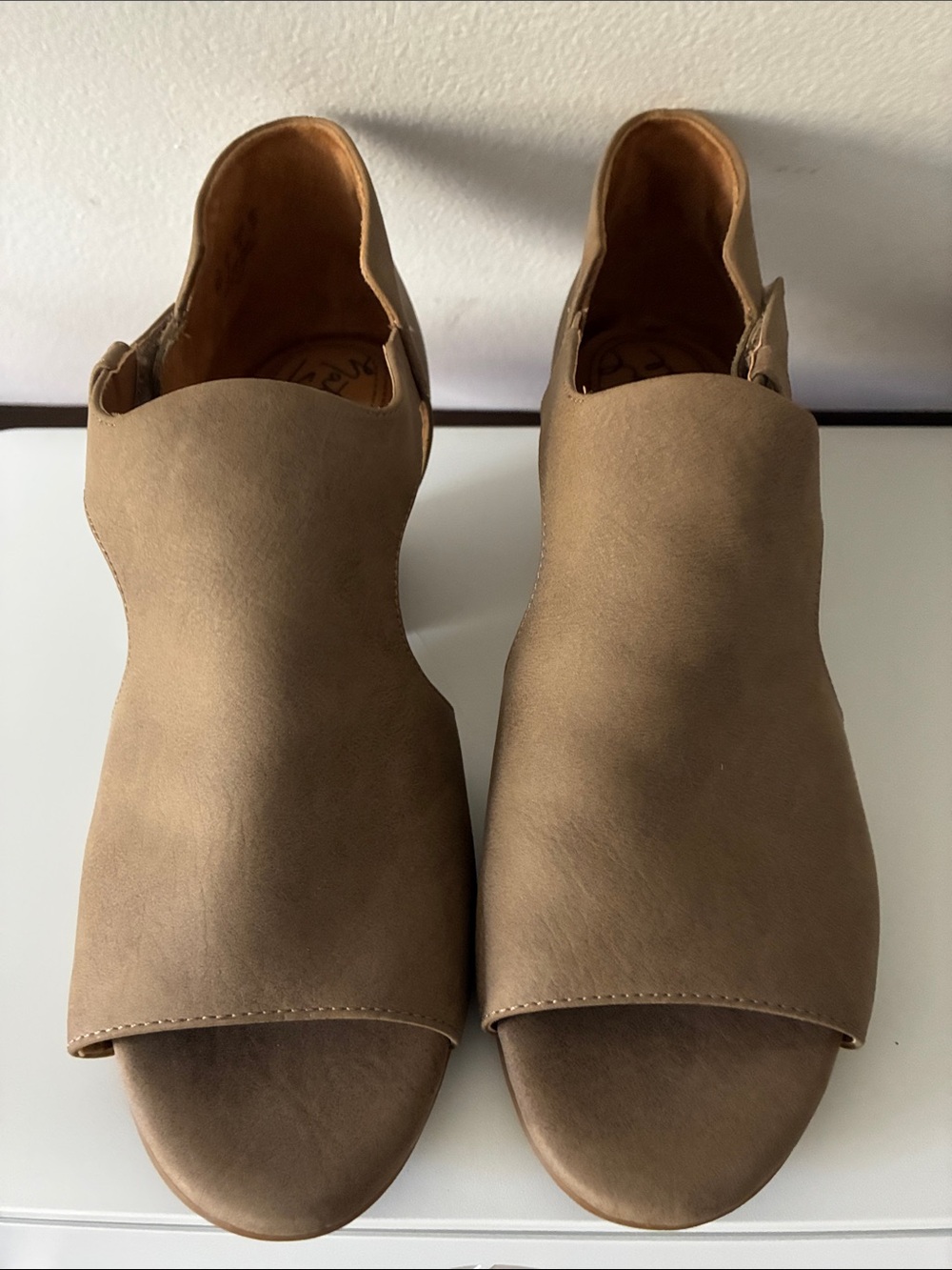 Taupe ankles shoes
